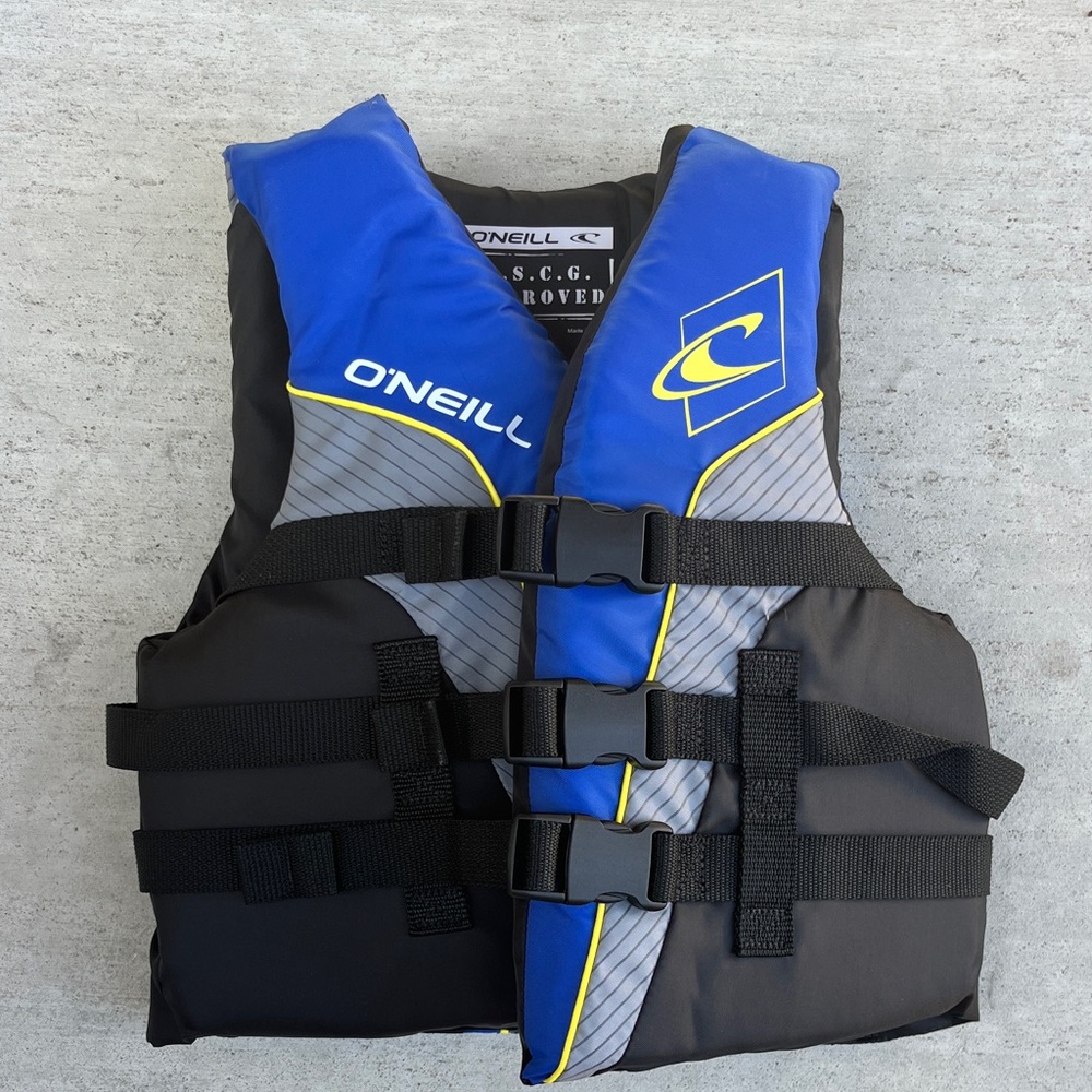 O'Neill Blue and Black Safety Vest